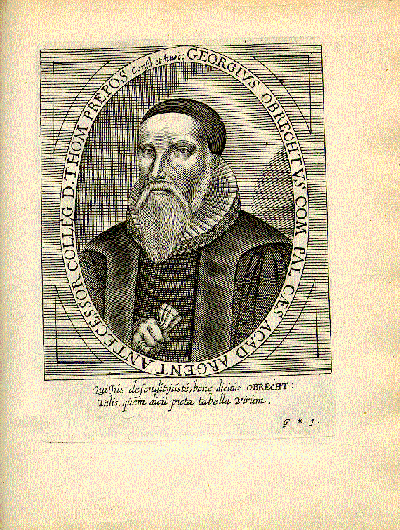 Obrecht, Georg (1547-1612); Jurist = g*1