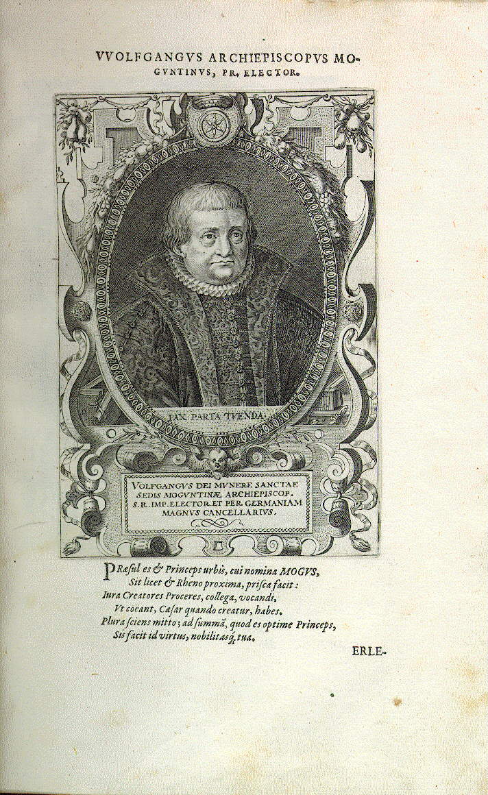 Wolfgang von Dalberg, Erzbischof von Mainz, Kurfürst (reg. 1582-1601)
