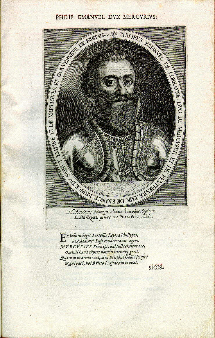 Philipp Emmanuel von Lothringen, Herzog von Mercoeur (1558-1602), Gouverneur der Bretagne