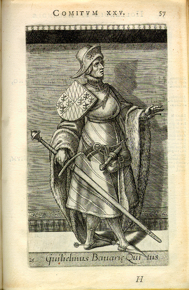 25. Wilhelm V. von Bayern (1351-1358) - Porträt